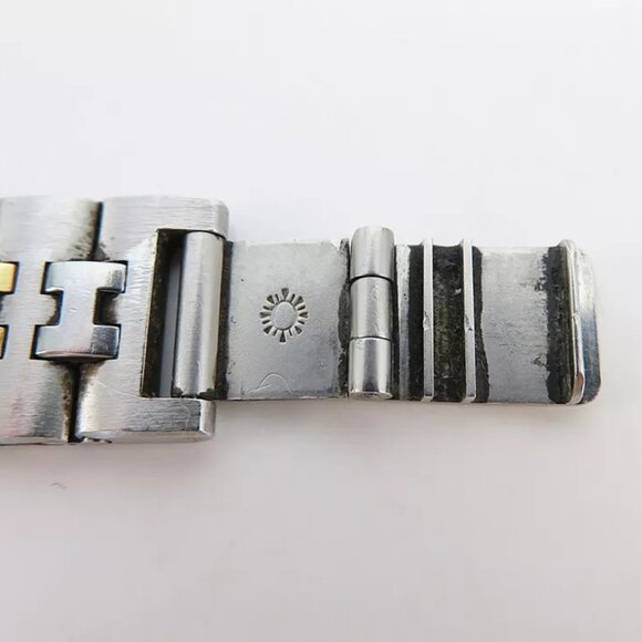 Authentic HERMES Profile Beige Dial & Silver Tone Wrist Watch - Picture 6 of 15